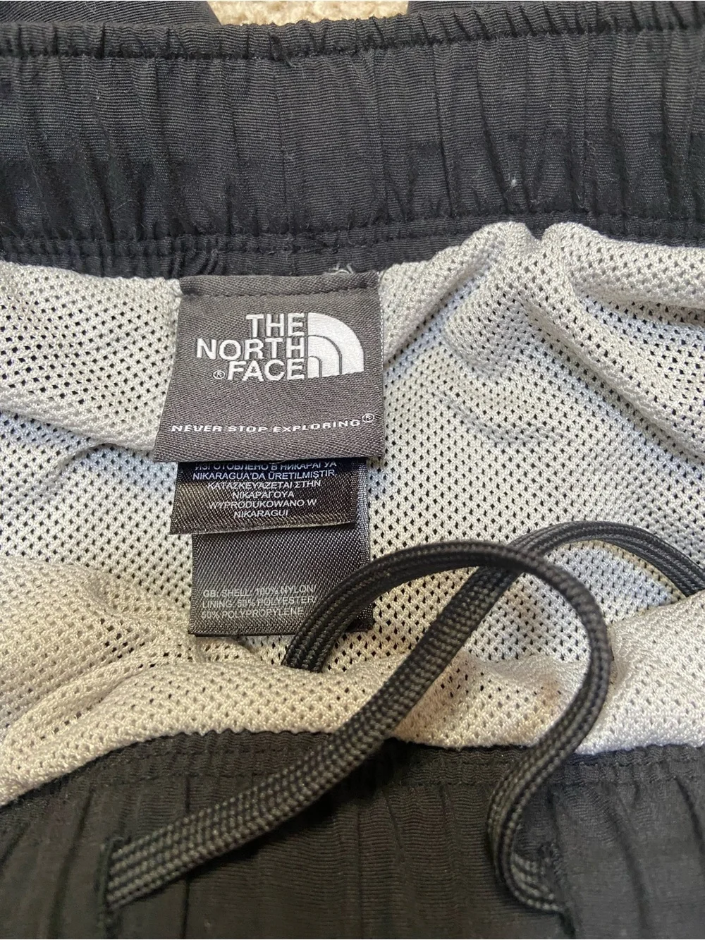Men’s north face  black shorts
